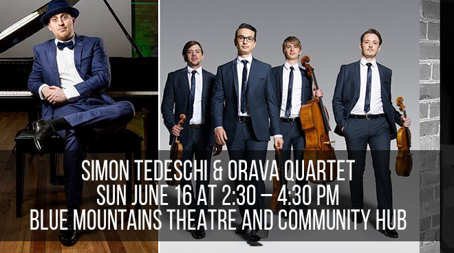 Simon Tedeschi & Orava Quartet