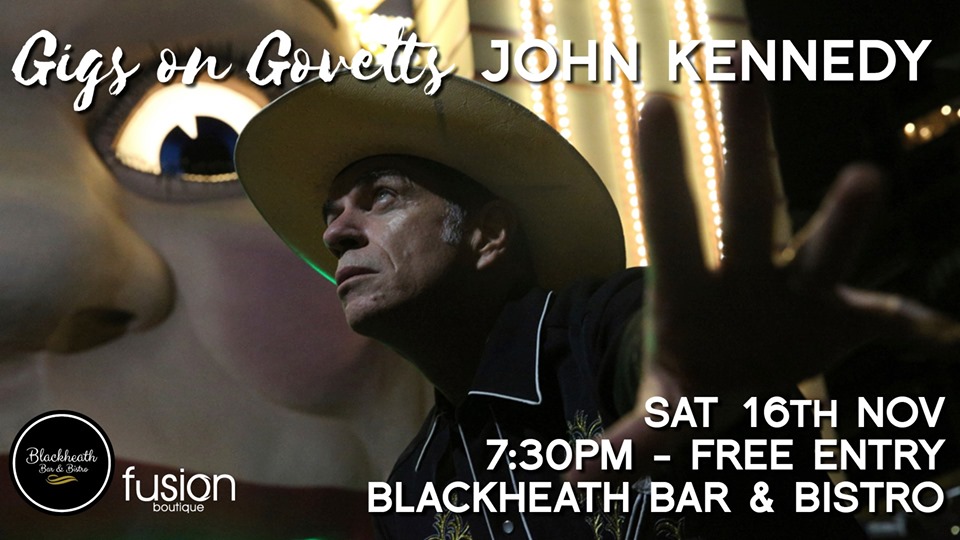 Gigs on Govetts – John Kennedy Solo (Sydney) | Blackheath Bar & Bistro