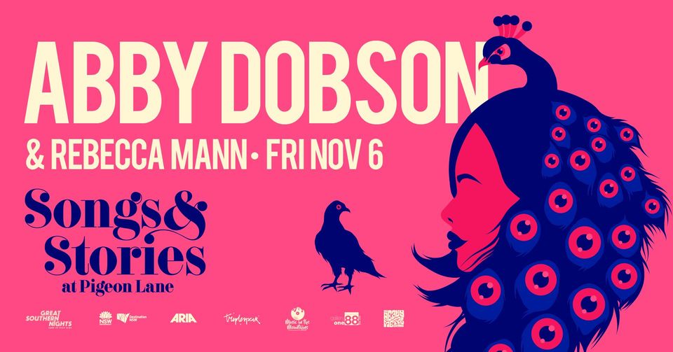 Abby Dobson | Songs & Stories w/- Rebecca Mann | Pigeon Lane@ONE88