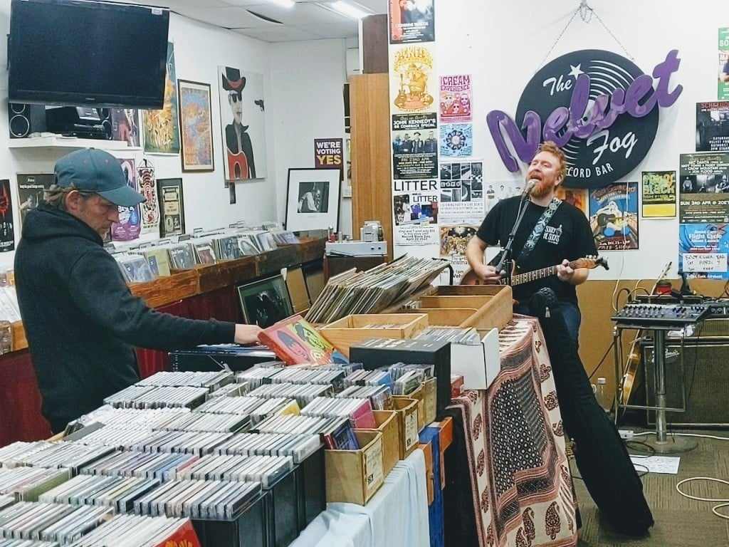 Jimmi Carr rocks a Foggy Record Store Day